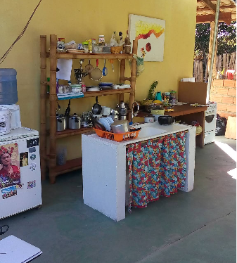 Espaço gourmet ao ar livre