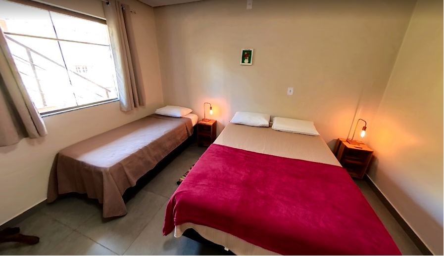Quarto triplo aconchegante